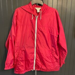 Eddie Bauer Vibrant Red Hooded Jacket